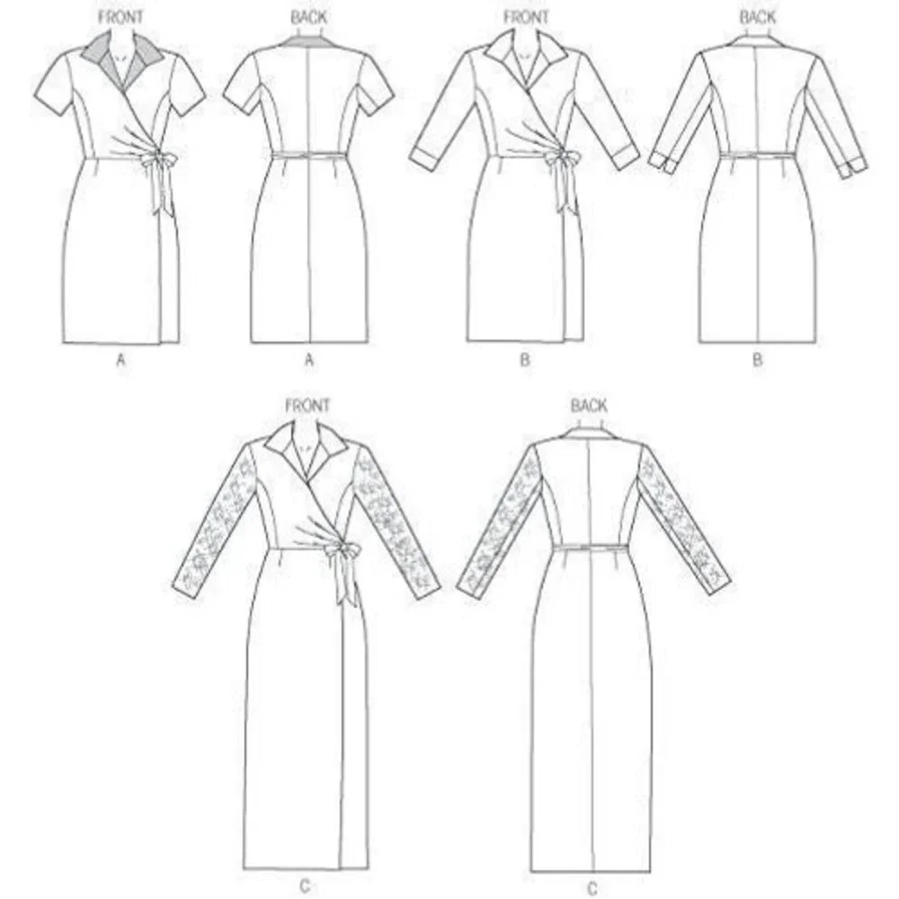 Butterick‎ Sewing Pattern 6128 Dress Misses Size 14-22